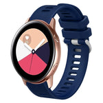 20mm Twill Solid Color Silicone Watch Band, For Samsung Galaxy Watch4 44mm, For Samsung Galaxy Watch4 Classic 46mm, For Samsung Galaxy Watch4 Classic 42mm, For Samsung Galaxy Watch Active 2
