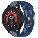 20mm Nylon Woven Watch Band, For Samsung Galaxy Watch5 40mm, For Samsung Galaxy Watch5 44mm, For Samsung Galaxy Watch5 Pro 45mm, For Samsung Galaxy Watch4 40mm, For Samsung Galaxy Watch4 44mm, For Samsung Galaxy Watch4 Classic 46mm