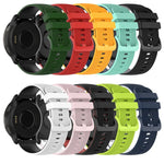 20mm Checkered Two-Color Silicone Watch Band, For Samsung Gear Sport, For Samsung Gear S2 Classic