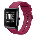 20mm Solid Color Soft Silicone Watch Band, For Amazfit GTS, For Amazfit BIP