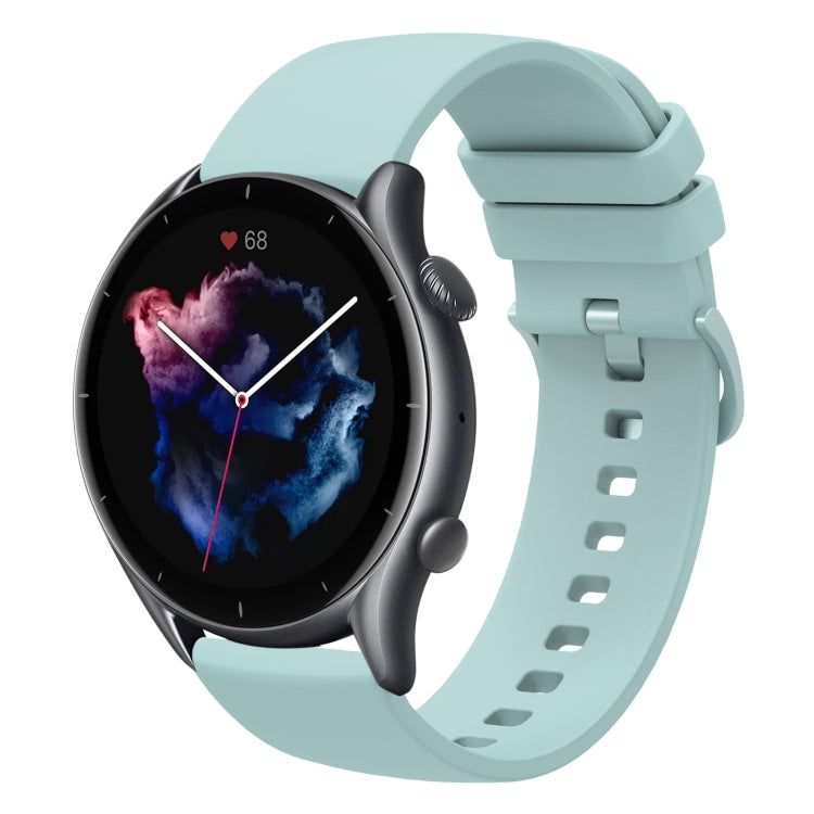 22mm Solid Color Soft Silicone Watch Band, For Amazfit GTR 3, For Amazfit GTR 3 Pro, For Amazfit GTR 2e, For Amazfit GTR 2
