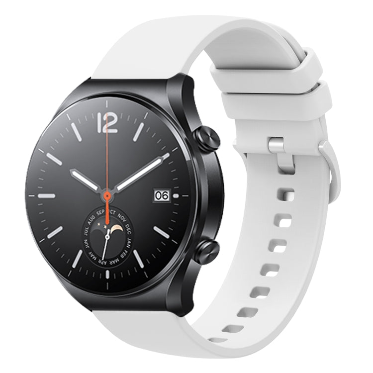 22mm Solid Color Soft Silicone Watch Band, For Xiaomi Watch S1, For Xiaomi Watch Color 2, For Xiaomi Watch Sport, For Xiaomi Watch Color