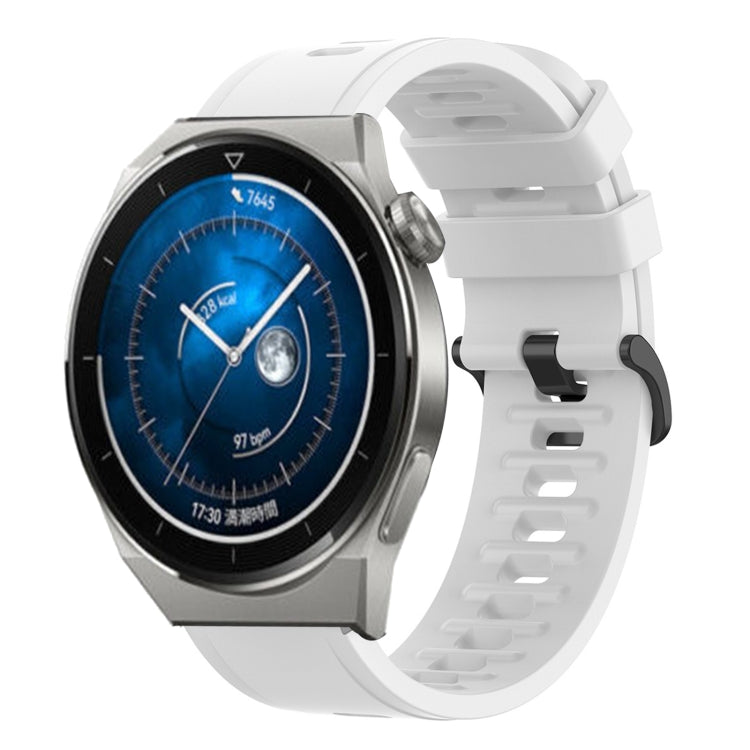 20mm Solid Color Soft Silicone Watch Band, For Huawei Watch GT3 Pro 43mm, For Huawei Watch GT3 42mm, For Huawei Watch GT2 42mm, For Huawei Watch 2