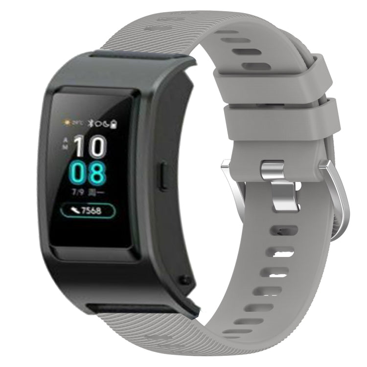 18mm Solid Color Silicone Watch Band, For Huawei Band B5, For Honor S1