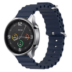 22mm Ocean Style Silicone Solid Color Watch Band, For Xiaomi MI Watch Color