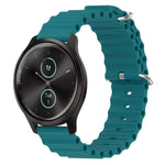 20mm Ocean Style Silicone Solid Color Watch Band, For Garmin Garminmove Style, For Garmin Forerunner 645 Music