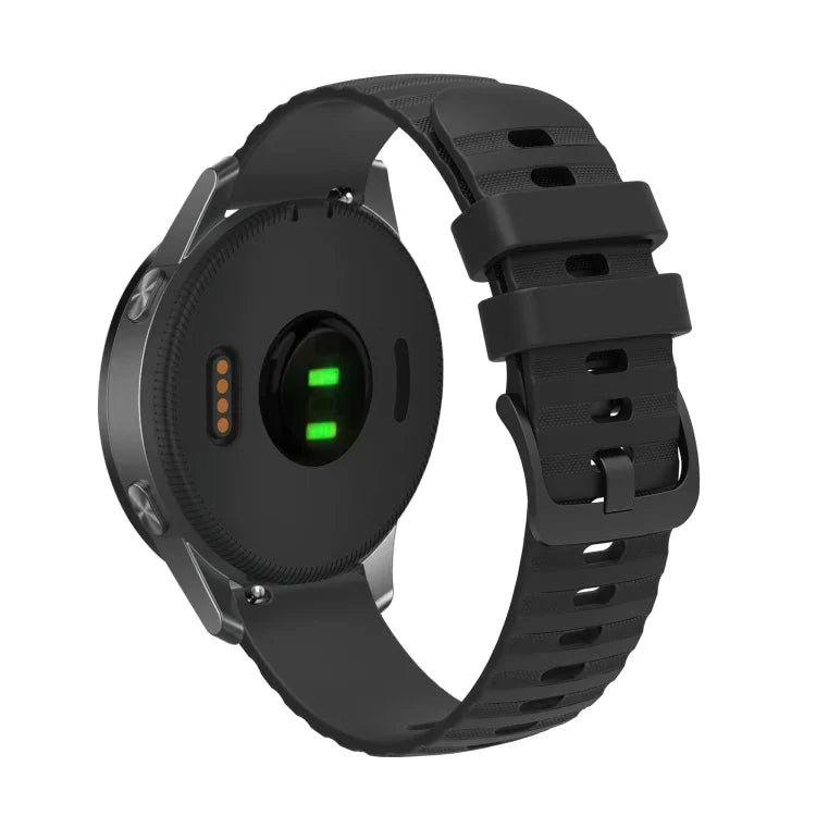 20mm Wavy Dotted Solid-Color Silicone Watch Band, For Samsung Galaxy Gear S2 Classic