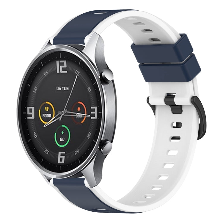 22mm Two-Color Silicone Watch Band, For Xiaomi MI Watch Color