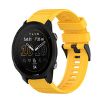 22mm Horizontal Texture Silicone Watch Band with Removal Tool, For Garmin Forerunner 955, For Garmin Forerunner 945, For Garmin Forerunner 935