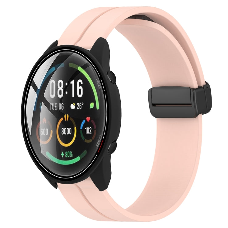 22mm Solid Color Magnetic Clasp Silicone Watch Band, For Xiaomi MI Watch Color