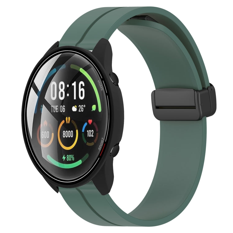 22mm Solid Color Magnetic Clasp Silicone Watch Band, For Xiaomi MI Watch Color