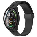 22mm Solid Color Magnetic Clasp Silicone Watch Band, For Xiaomi MI Watch Color