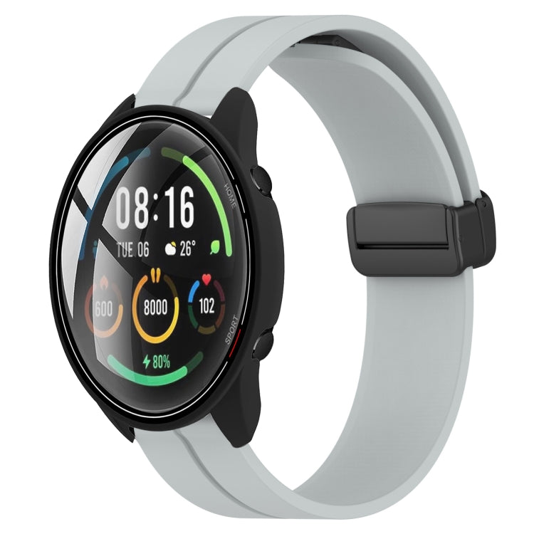 22mm Solid Color Magnetic Clasp Silicone Watch Band, For Xiaomi MI Watch Color