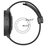 22mm Solid Color Magnetic Clasp Silicone Watch Band, For Huawei Watch 3 Pro New