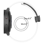 22mm Folding Magnetic Clasp Silicone Watch Band, For Huawei Watch 3 Pro New