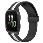 20mm Folding Magnetic Clasp Silicone Watch Band, For Garmin Garminmove Style, For Garmin Forerunner 645 Music, For Garmin Forerunner Sq2, For Garmin Forerunner Sq2 Music