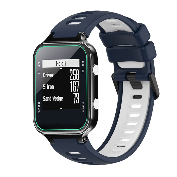 Two-Color Silicone Watch Band, For Garmin Approach S20, For Garmin Approach S5, For Garmin Approach S6
