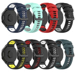 Two-Color Silicone Watch Band, For Garmin Approach S20, For Garmin Approach S5, For Garmin Approach S6
