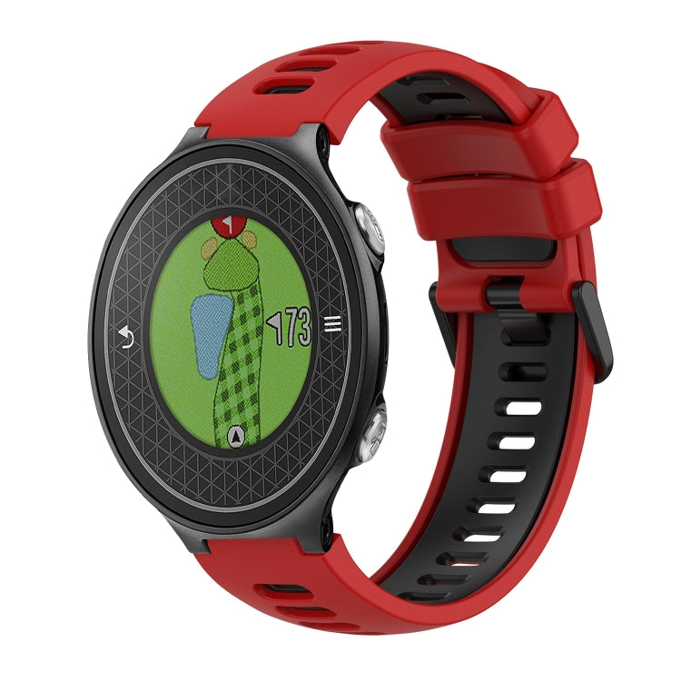 Two-Color Silicone Watch Band, For Garmin Approach S20, For Garmin Approach S5, For Garmin Approach S6