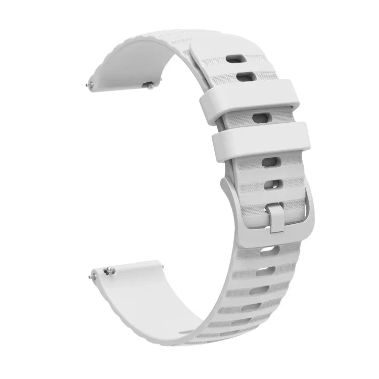 22mm Wavy Dot Pattern Solid Color Silicone Watch Band, For Samsung Galaxy Watch3 45mm, For Samsung Galaxy Watch 46mm, For Samsung Gear S3 Classic, For Samsung Gear S3 Frontier