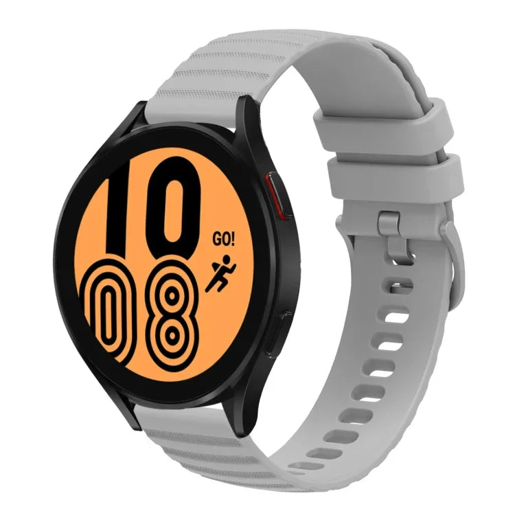 22mm Wavy Dot Pattern Solid Color Silicone Watch Band, For Samsung Galaxy Watch3 45mm, For Samsung Galaxy Watch 46mm, For Samsung Gear S3 Classic, For Samsung Gear S3 Frontier