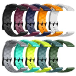 20mm Football Pattern Solid Color Silicone Watch Band, For Samsung Galaxy Watch Active 2 44mm, For Samsung Galaxy Watch 42mm