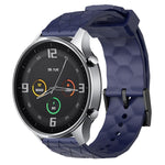 22mm Football Pattern Solid Color Silicone Watch Band, For Xiaomi MI Watch Color