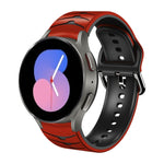 Curved Texture Silicone Watch Band, For Samsung Galaxy Watch 5 44mm, For Samsung Galaxy Watch 5 40mm, For Samsung Galaxy Watch 5 Pro 45mm