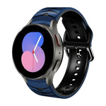 Curved Texture Silicone Watch Band, For Samsung Galaxy Watch 5 44mm, For Samsung Galaxy Watch 5 40mm, For Samsung Galaxy Watch 5 Pro 45mm