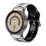 Curved Texture Silicone Watch Band, For Samsung Galaxy Watch 5 44mm, For Samsung Galaxy Watch 5 40mm, For Samsung Galaxy Watch 5 Pro 45mm