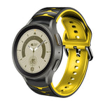 Curved Texture Silicone Watch Band, For Samsung Galaxy Watch 5 44mm, For Samsung Galaxy Watch 5 40mm, For Samsung Galaxy Watch 5 Pro 45mm