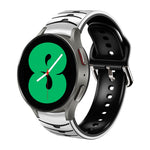 Curved Texture Silicone Watch Band, For Samsung Galaxy Watch 4 44mm, For Samsung Galaxy Watch 4 40mm, For Samsung  Galaxy Watch 4 Classic 42mm