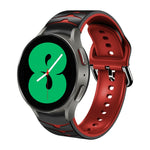 Curved Texture Silicone Watch Band, For Samsung Galaxy Watch 4 44mm, For Samsung Galaxy Watch 4 40mm, For Samsung  Galaxy Watch 4 Classic 42mm