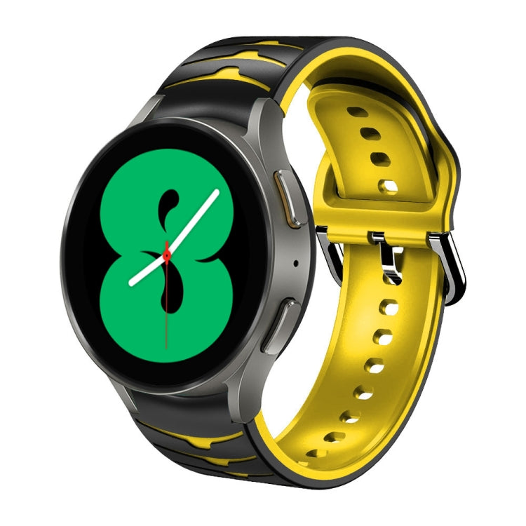 Curved Texture Silicone Watch Band, For Samsung Galaxy Watch 4 44mm, For Samsung Galaxy Watch 4 40mm, For Samsung  Galaxy Watch 4 Classic 42mm