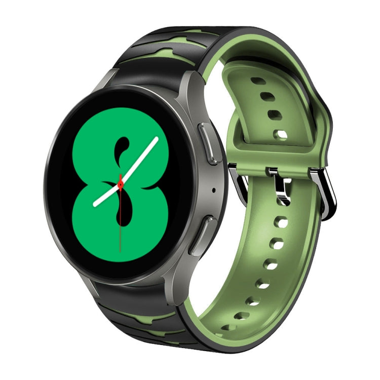 Curved Texture Silicone Watch Band, For Samsung Galaxy Watch 4 44mm, For Samsung Galaxy Watch 4 40mm, For Samsung  Galaxy Watch 4 Classic 42mm