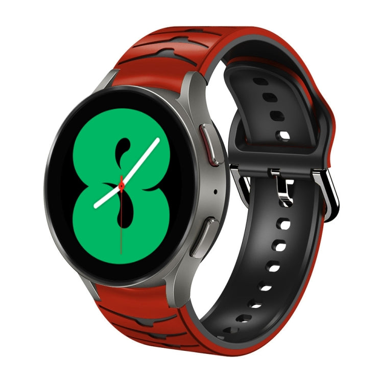Curved Texture Silicone Watch Band, For Samsung Galaxy Watch 4 44mm, For Samsung Galaxy Watch 4 40mm, For Samsung  Galaxy Watch 4 Classic 42mm