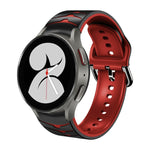 Curved Texture Silicone Watch Band, For Samsung Galaxy Watch 4 44mm, For Samsung Galaxy Watch 4 40mm, For Samsung  Galaxy Watch 4 Classic 42mm