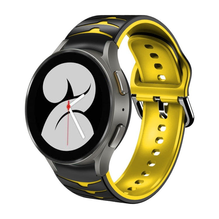 Curved Texture Silicone Watch Band, For Samsung Galaxy Watch 4 44mm, For Samsung Galaxy Watch 4 40mm, For Samsung  Galaxy Watch 4 Classic 42mm