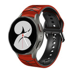 Curved Texture Silicone Watch Band, For Samsung Galaxy Watch 4 44mm, For Samsung Galaxy Watch 4 40mm, For Samsung  Galaxy Watch 4 Classic 42mm