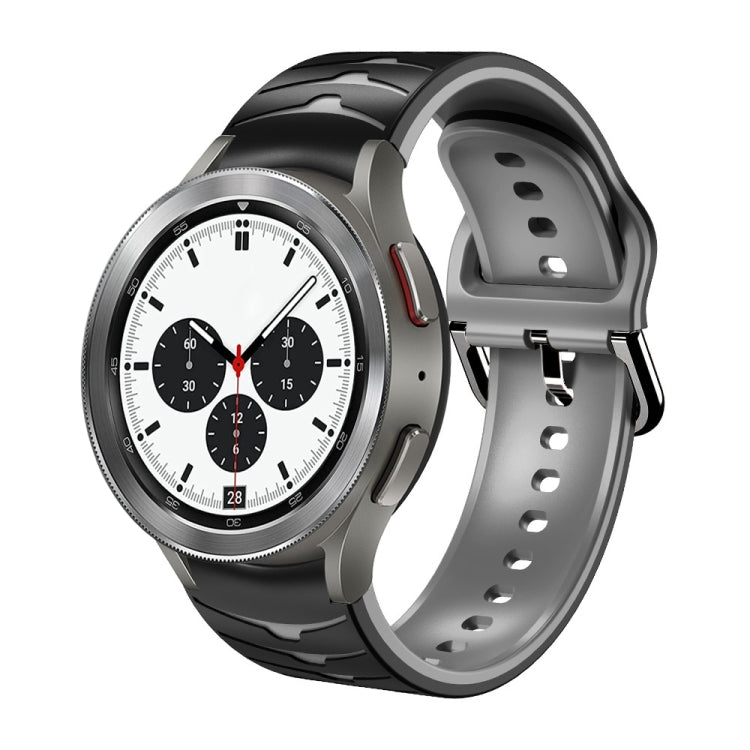 Curved Texture Silicone Watch Band, For Samsung Galaxy Watch 4 44mm, For Samsung Galaxy Watch 4 40mm, For Samsung  Galaxy Watch 4 Classic 42mm