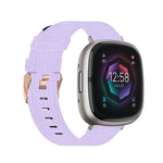 Nylon Weave Canvas Watch Band, For Fitbit Versa 3, For Fitbit Sense