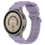 Armor Pure Color Silicone Watch Band, For Samsung Galaxy Watch5 44mm, For Samsung Galaxy Watch5 40mm, For Samsung Galaxy Watch5 Pro 45mm, For Samsung Galaxy Watch4 44mm, For Samsung Galaxy Watch4 40mm, For Samsung  Galaxy Watch4 Classic 42mm           ...