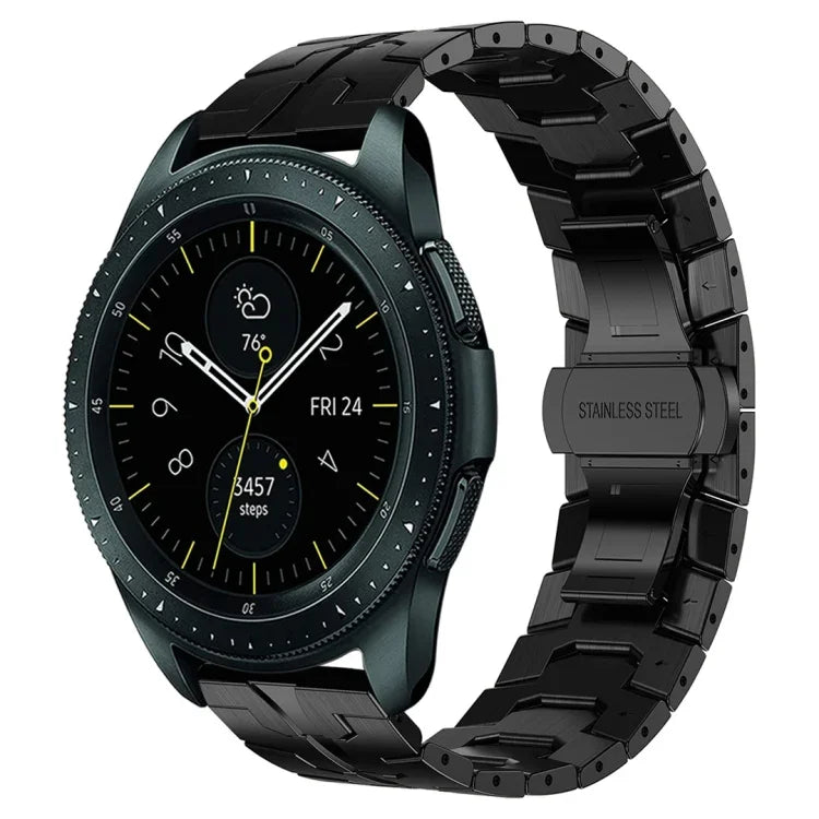 Armor Stainless Steel Metal Watch Band, For Samsung Galaxy watch 42mm, For Samsung Galaxy Watch3 41mm, For Samsung Galaxy Gear Sport, For Samsung Galaxy Watch Active, For Samsung Galaxy Watch5 / Watch5 Pro, For Samsung Galaxy Watch4 / Watch4 Classic