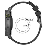 22mm Concave Striped Slicone Watch Band, For Samsung Galaxy Watch3 45mm, For Samsung Galaxy Watch 46mm, For Samsung Gear S3 Classic, For Samsung Gear S3 Frontier