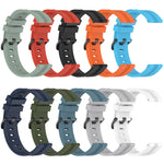 20mm Concave Striped Slicone Watch Band, For Honor Watch ES, For Honor MagicWatch2 42mm
