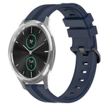 20mm Concave Striped Slicone Watch Band, For Garmin Forerunner 55, For Garmin Venu, For Garmin Venu SQ, For Garmin Garminmove Luxe