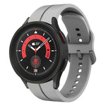 20mm Loop Silicone Watch Band, For Samsung Galaxy Watch 6 Classic 47mm, For Samsung Galaxy Watch5 44mm, For Samsung Galaxy Watch5 40mm, For Samsung Galaxy Watch5 Pro 45mm