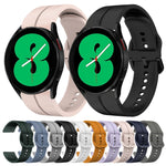 20mm Loop Silicone Watch Band, For Samsung Galaxy Watch4 44mm, For Samsung Galaxy Watch4 40mm, For Samsung  Galaxy Watch 4 Classic 42mm, For Samsung  Galaxy Watch 4 Classic 46mm
