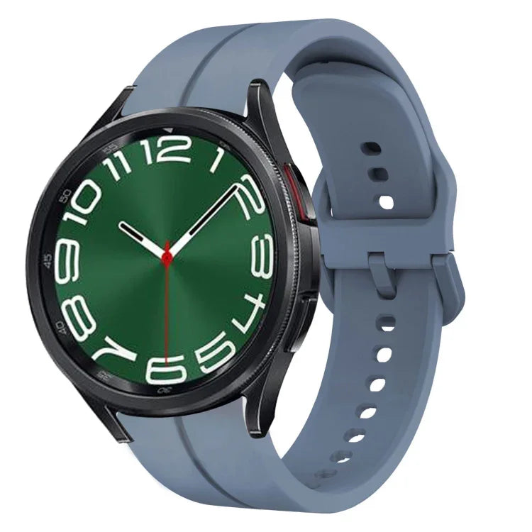 20mm Loop Silicone Watch Band, For Samsung Galaxy Watch 6 40mm, For Samsung Galaxy Watch 6 Classic 43mm