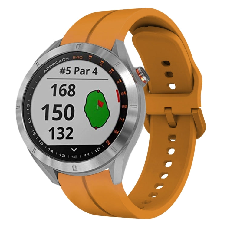 20mm Loop Silicone Watch Band, For Garmin Vivomove Sport, For Garmin Venu 2 Plus, For Garmin Approach S40, For Garmin Forerunner 158